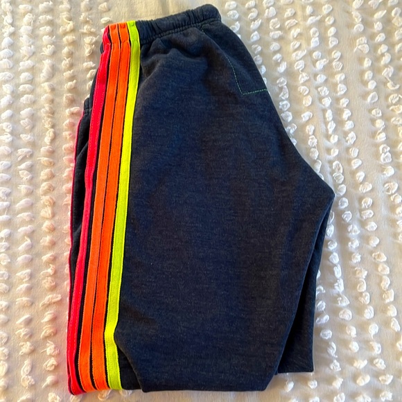BRAND NEW Aviator Nation navy 5 stripe sweatpants - Picture 6 of 6